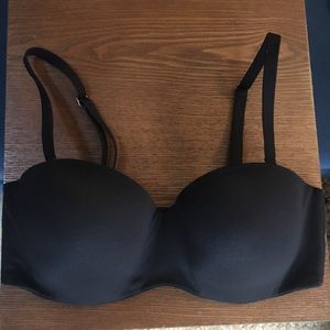 Victoria's Secret Black Strapless Bra